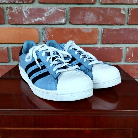 EUC Adidas Superstar Boost Multicolor2017 - BZ0203 Blue Black - Picture 5 of 5